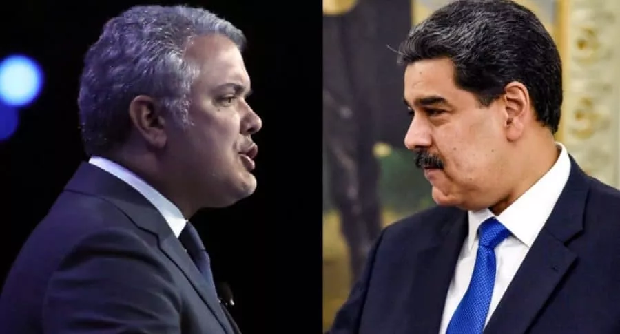 Iván Duque y Nicolás Maduro.