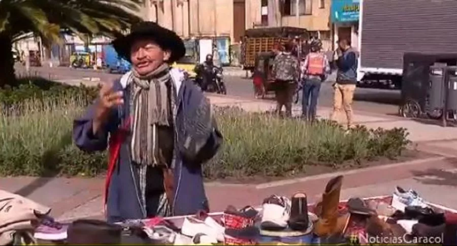 Vendedores ambulantes en Bogotá