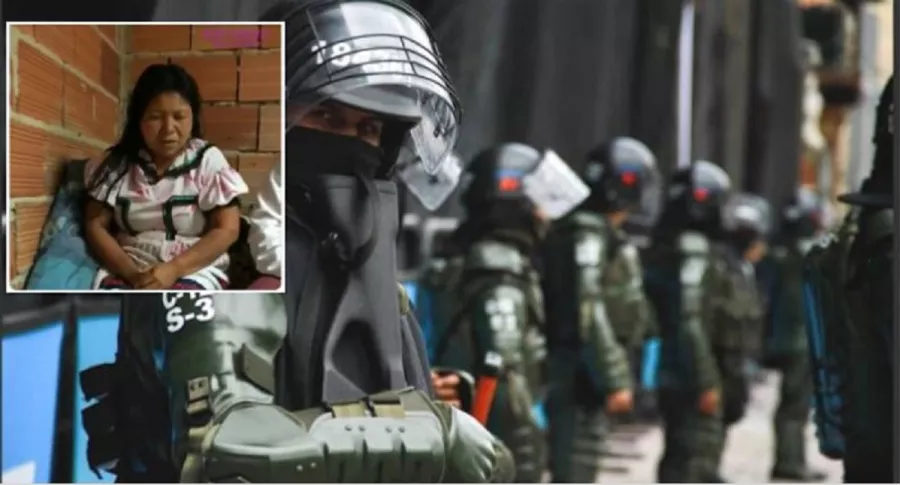 Policía responde a denuncia de indígena en Bogotá