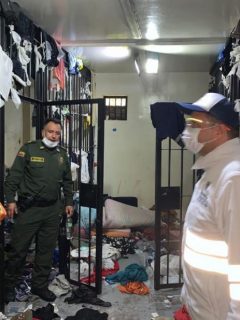 Hacinamiento e intento de fuga en estación de Policía en Bogotá