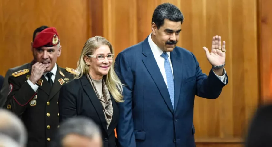 Cilia Flores y Nicolás Maduro