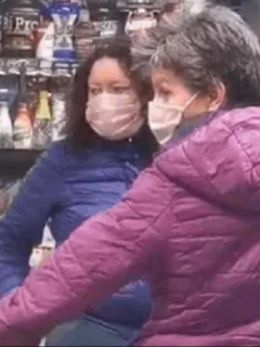 Angélica Lozano y Claudia López