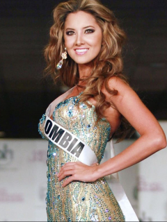Daniella Álvarez, presentadora y exreina.