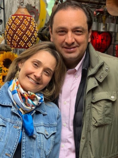 Jorge Alfredo Vargas e Inés María Zabaraín, periodistas.