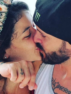 'Maleja' Restepo, actriz, y su esposo, el motocrosista ‘Tatán’ Mejía.