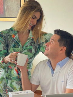 Siad Char y su esposo Luis Carlos Vélez