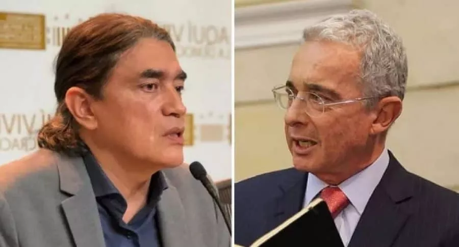 Duro enfrentamiento de Gustavo Bolívar y Álvaro Uribe