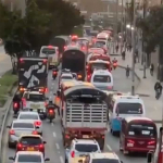 ¡Como si no hubiera cuarentena! Monumental trancón en Soacha para entrar a Bogotá