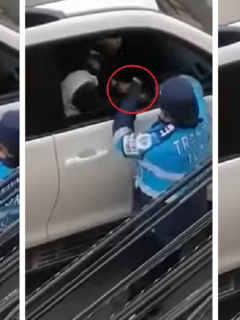 Agente de tránsito en Tunja recibe aparente soborno