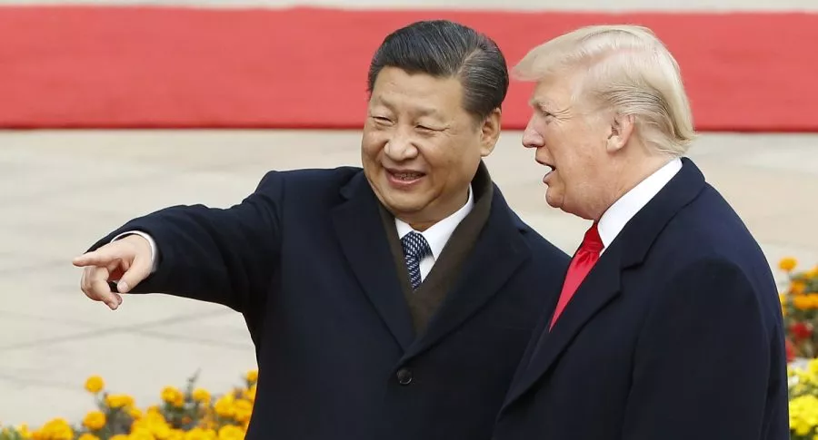 Xi Jinping, presidente de China y Donald Trump