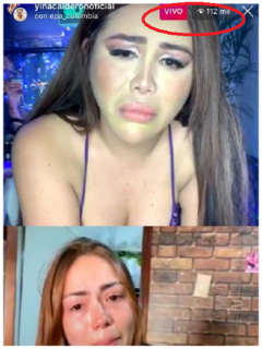 Sesión en Concejo de Bogotá / 'Instagram live' de Yina Calderón y 'Epa Colombia'