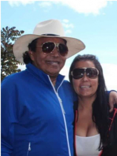 Diomedes Díaz y Consuelo Martínez