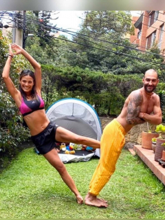 Alexandra Santos y Leo Cocinero