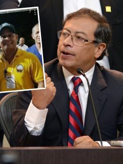 Minero con Gustavo Petro