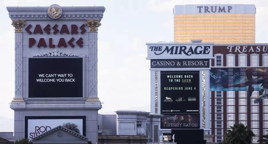 Casinos de Las Vegas anuncian reapertura en medio de la pandemia de COVID-19