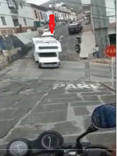 Turistas que cruzaron por San Gil hacia Bogotá