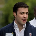 Esteban Santos, hijo del expresidente Juan Manuel Santos, y Daniel Samper, periodista.