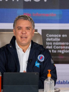 Prueba de coronavirus a Iván Duque