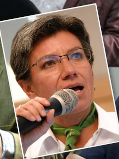 Claudia López y Carlos Fernando Galán