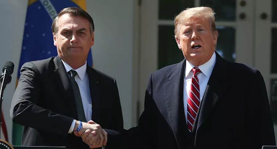 Bolsonaro y Trump defienden la hidroxicloroquina.