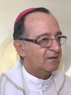 Monseñor Óscar Vélez e Iván Duque