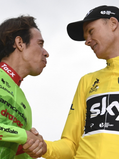 Rigoberto Urán y Christopher Froome