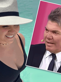 Edwin Cardona, su esposa y Fernando Burlando
