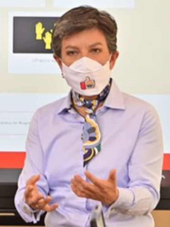 Claudia López, alcaldesa de Bogotá