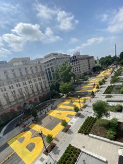 Mural Black Lives Matter en Washington
