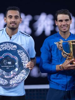 Kyrgios jugó contra Nadal estando borracho.