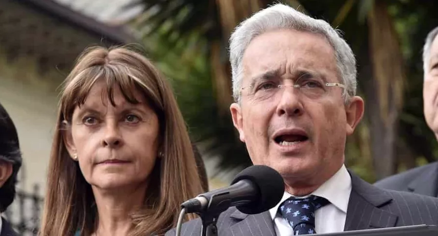 Álvaro Uribe y Marta Lucía Ramírez