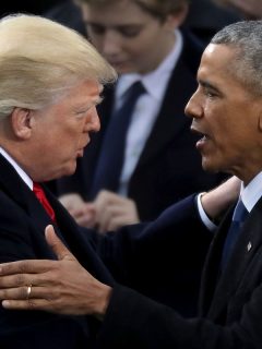 Donald Trump y Barack Obama