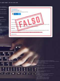 Correo falso para robar datos con prueba de coronavirus