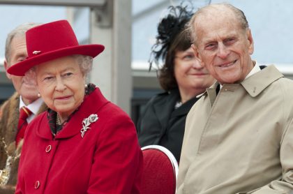 Reina Isabel II y el príncipe Felipe