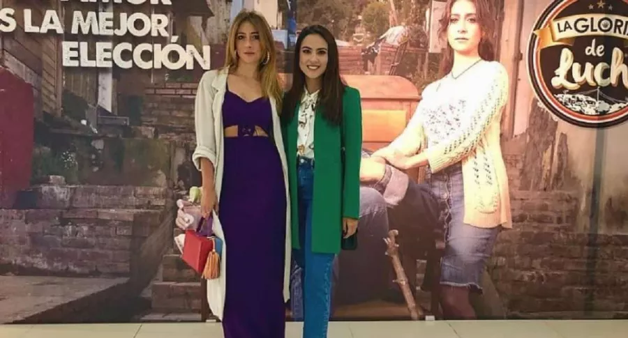 Verónica Orozco y Katherine Escobar, actrices.