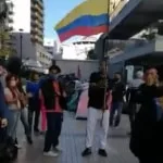 Colombianos varados en Chile.