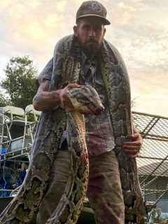 Esta fue la serpiente que mordió al cazador.