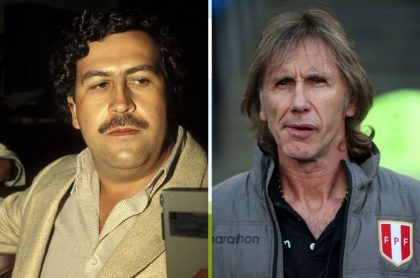 Pablo Escobar y Ricardo Gareca