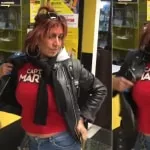 Mujer agresiva en Bogotá