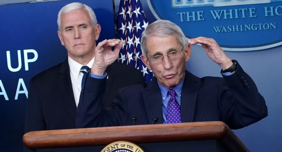 Fauci y Pence