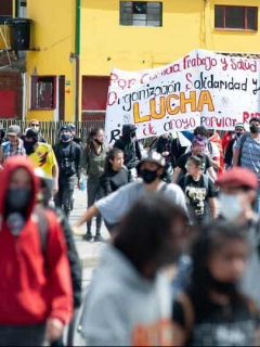 Marchas en Bogotá durante la pandemia de COVID-19