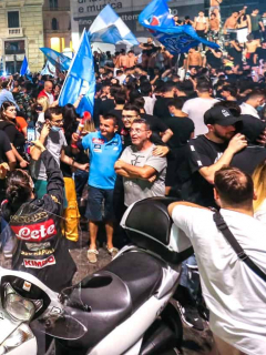 Hinchas del Napoli
