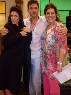 MAbel Moreno, Rodrigo Candamil y Mile Vergara