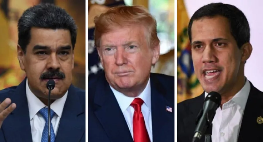 Nicolás Maduro/ Donald Trump/ Juan Guaidó