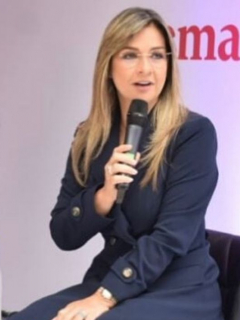 Vicky Dávila y Martín Santos