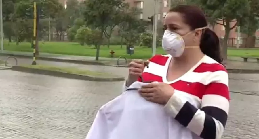 Enfermera que denunció discriminación de policía en Bogotá
