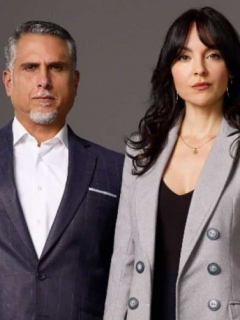 Marlon Moreno, Carolina Gómez y George Slebi, de 'La Venganza de Analía'
