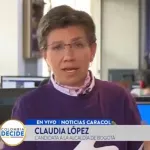 Claudia López en campaña