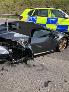 Lanborghini accidentado