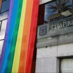 Bandera LGBTI en Alcaldia de Chapinero